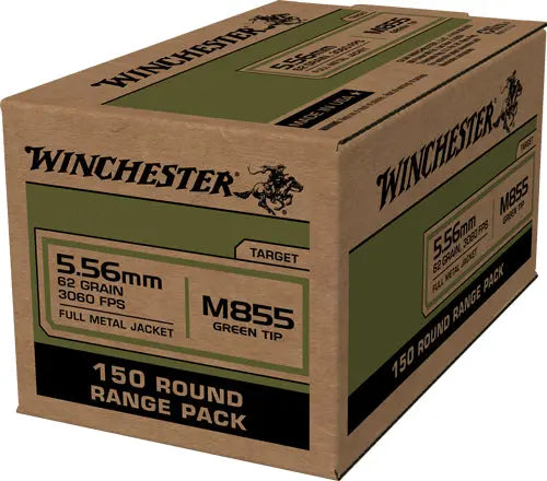 GREEN TIP 600RD CASE LOTWINCHESTER USA 5.56X45 62GR - American Ordnance