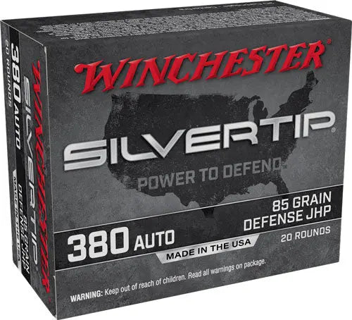 85GR HP 20RD 10BX/CSWINCHESTER SILVERTIP 380 ACP - American Ordnance