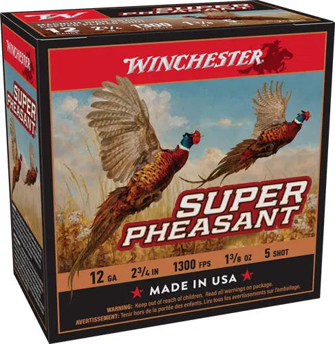 1-3/8OZ #5 1300FPS 25RD 10BX/CWINCHESTER SUPER PHEASANT 12GA - American Ordnance