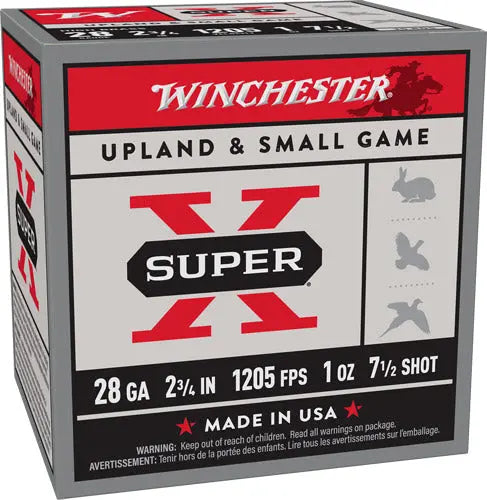 1OZ #7.5 1205FPS 25RD 10BX/CSWINCHESTER SUPER-X 28GA 2.75" - American Ordnance