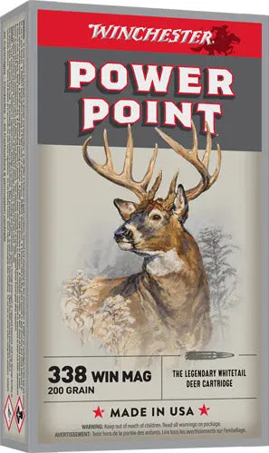 200GR POWER POINT 20RD 10BX/CSWINCHESTER SUPER-X 338 WIN MAG - American Ordnance