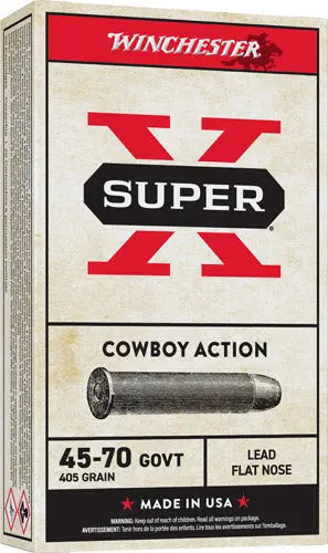 405GR LEAD-FN 20RD 10BX/CSWINCHESTER SUPER-X 45-70 GOV - American Ordnance