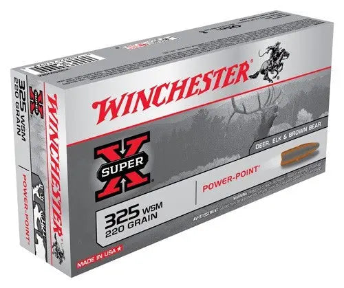 220GR POWER POINT 20RD 10BX/CSWINCHESTER SUPER-X 325 WSM - American Ordnance