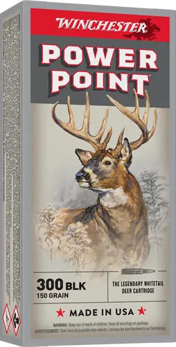 POWER POINT 20RD 10BX/CSWINCHESTER 300 AAC 150GR - American Ordnance