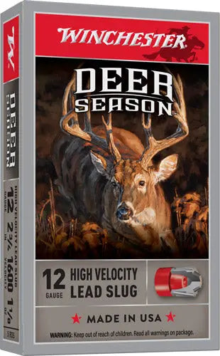 2.75" 1-1/8OZ SLUG 5RD 20BX/CSWINCHESTER DEER SEASON 12GA - American Ordnance