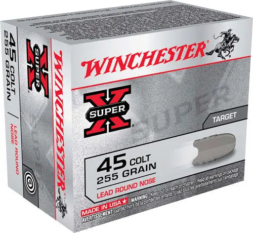 255GR LEAD-RN 20RD 10BX/CS <WINCHESTER SUPER-X 45 LC - American Ordnance
