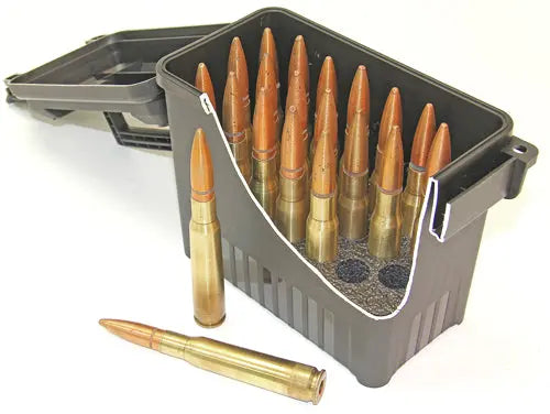 BLACK PRE-CUT FOAM LOCKABLEMTM 50 BMG AMMO CAN 20 ROUND - American Ordnance
