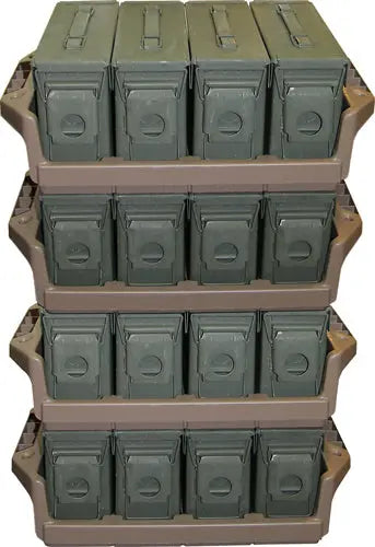 METAL AMMO CANS FLAT DARK ERTHMTM AMMO CAN TRAY FOR 4 .30CAL - American Ordnance