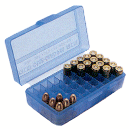 50-ROUNDS FLIP TOP STYLE GREENMTM AMMO BOX 9MM LUGER/380ACP - American Ordnance