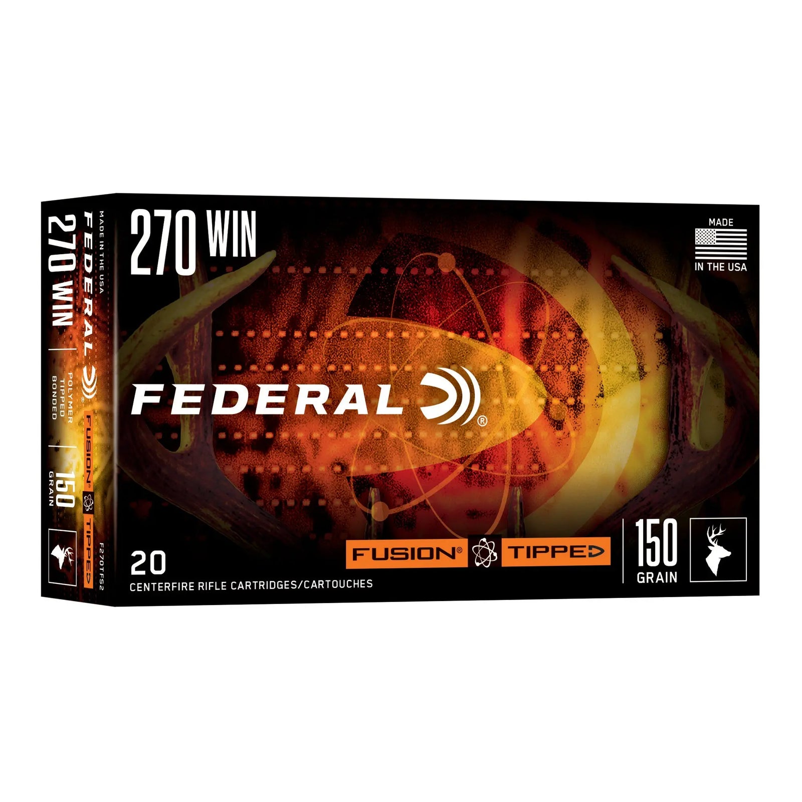 FUSION TIPPED 270WIN 150GR 20/200 - American Ordnance