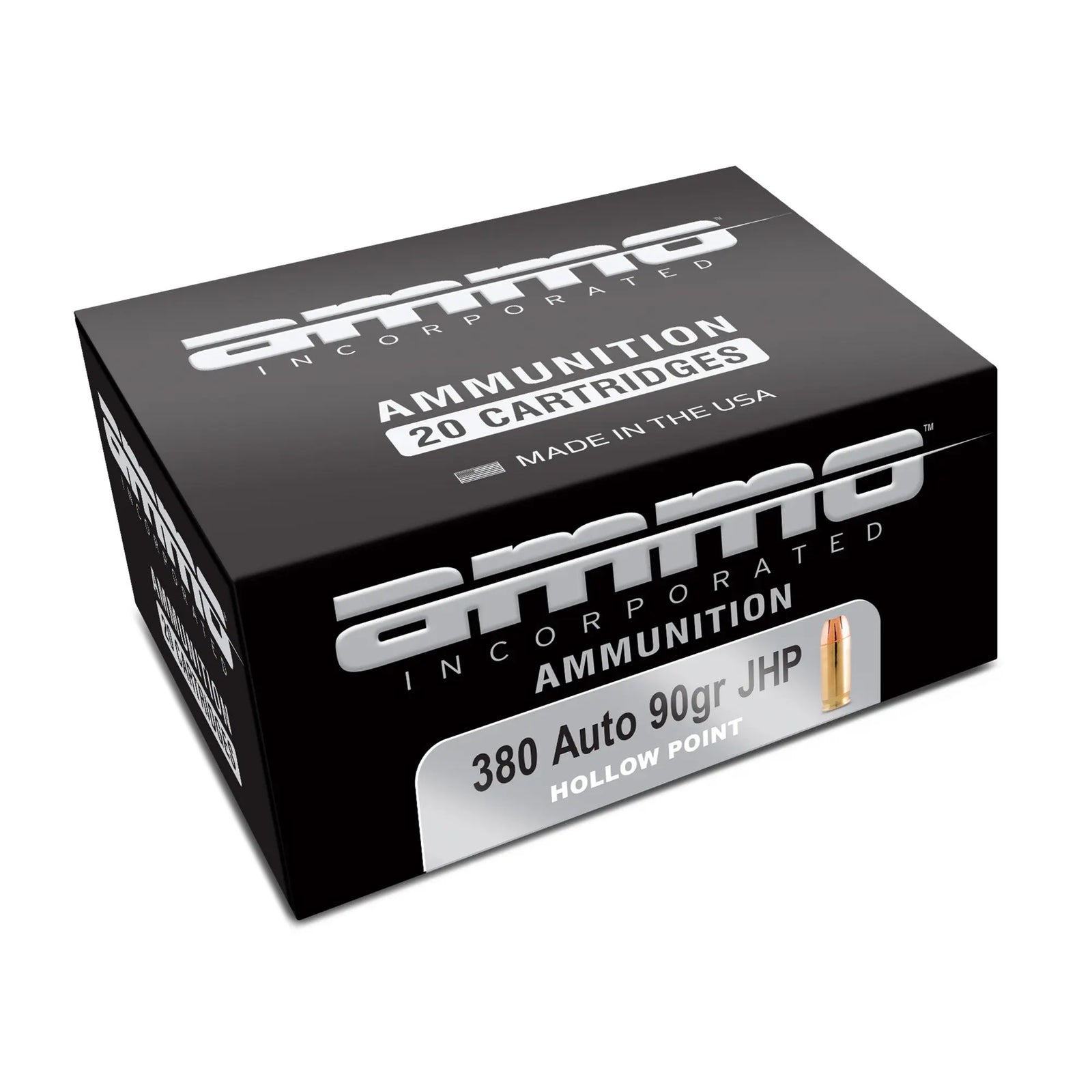 AMMO INC 380ACP 90GR XTP JHP 20/200 - American Ordnance