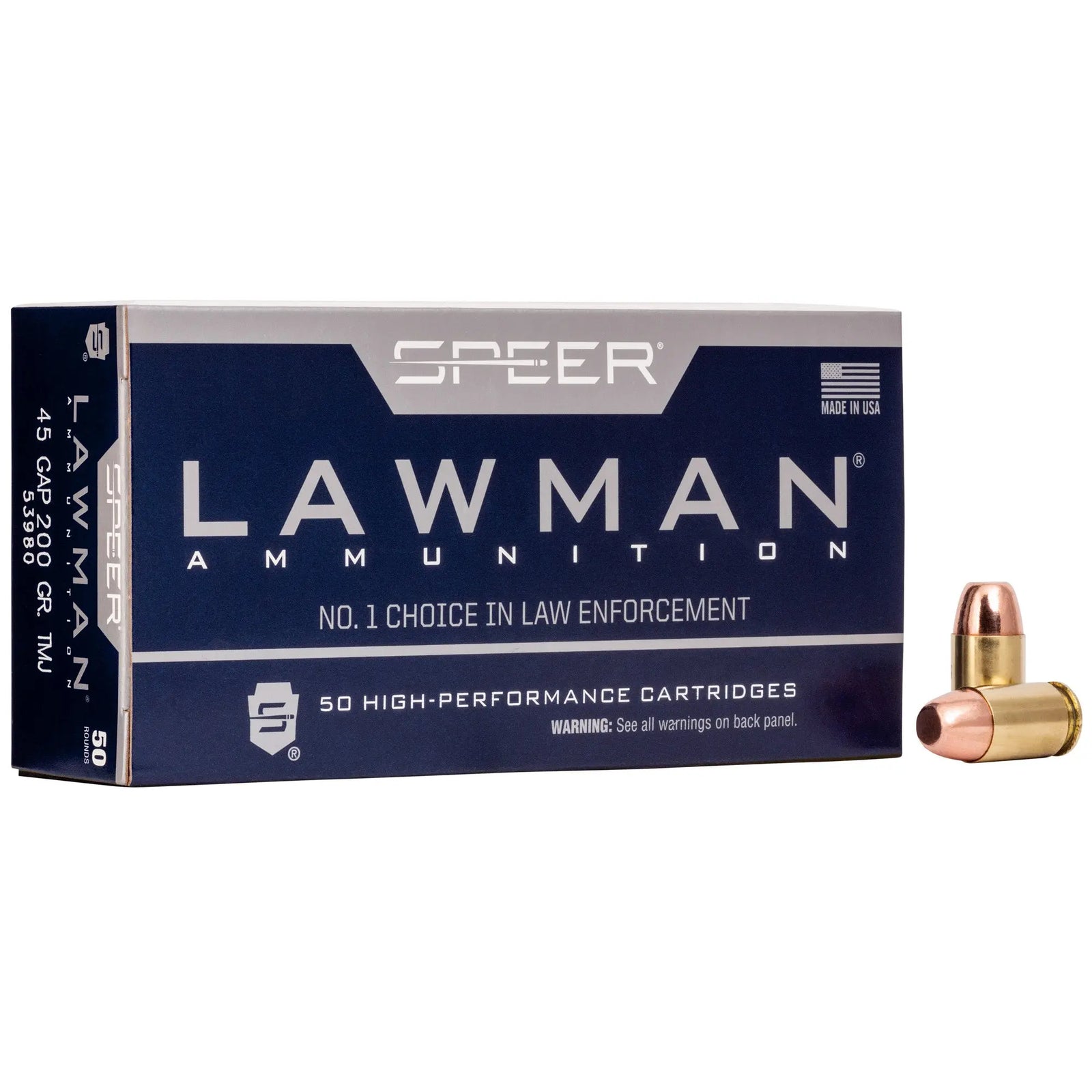 SPR LAWMAN 45GAP 200GR TMJ 50/1000 - American Ordnance
