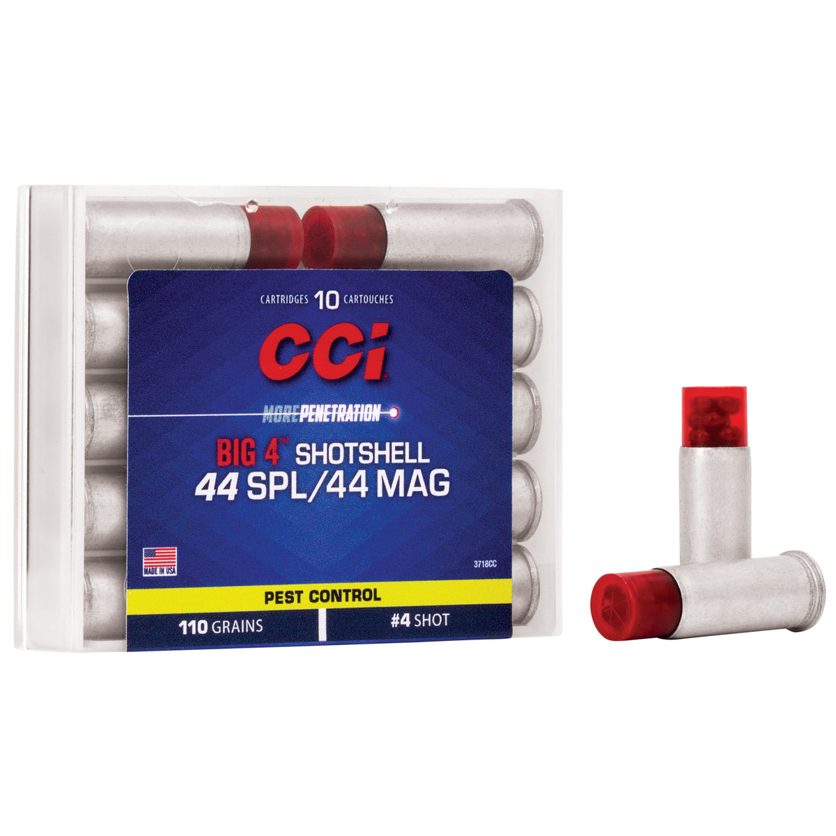 CCI 44SPL/MAG #4 SHOTSHELL10RD