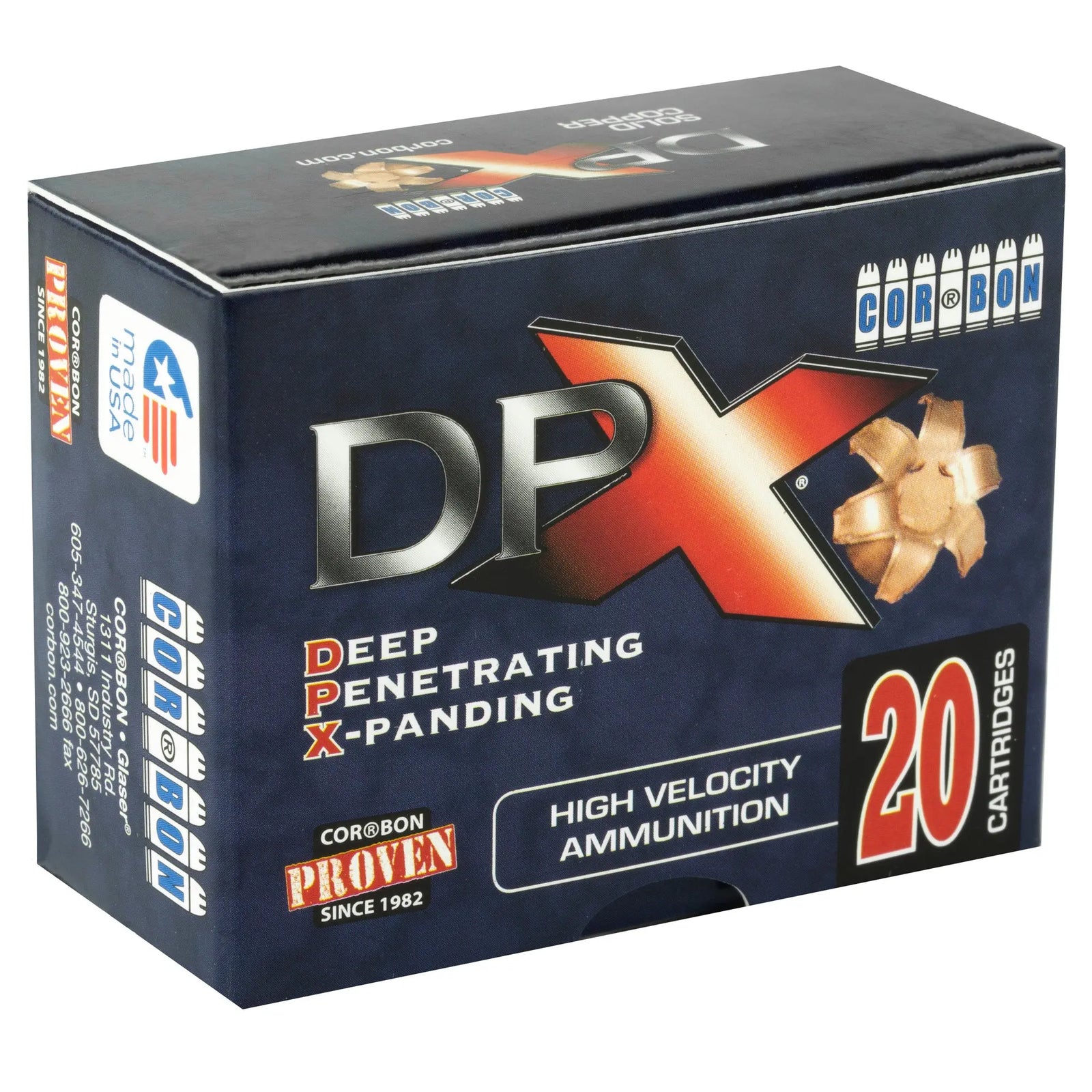 CORBON DPX 380ACP 80GR BRNS X 20/500 - American Ordnance