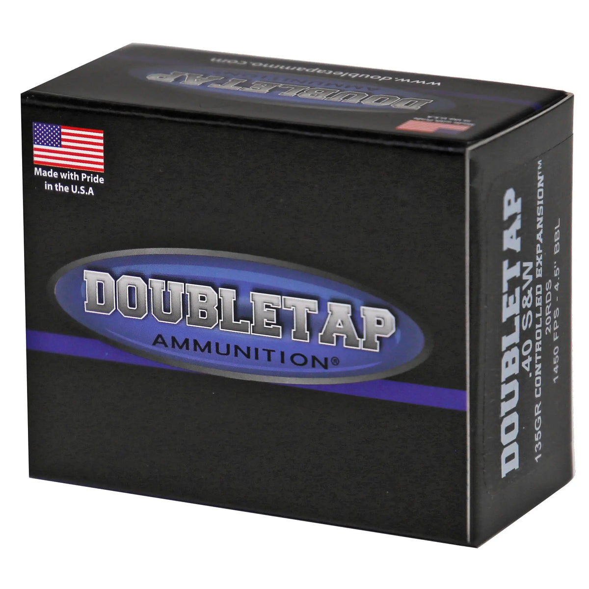 DBLTAP 40S&W 135GR JHP 20/1000 - American Ordnance