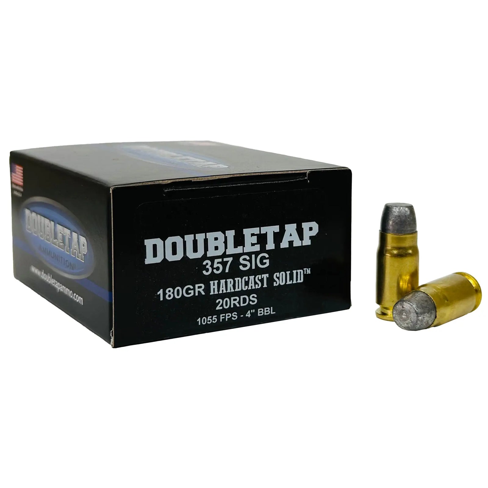 DBLTAP 357SIG 180GR HARDCAST 20/1000 - American Ordnance