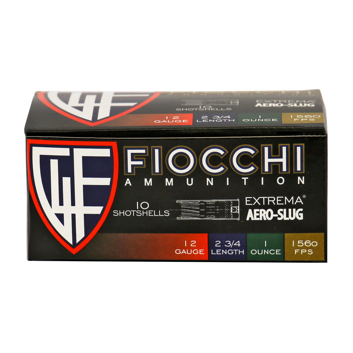 FIOCCHI 12GA AERO SLUG HV 10RD