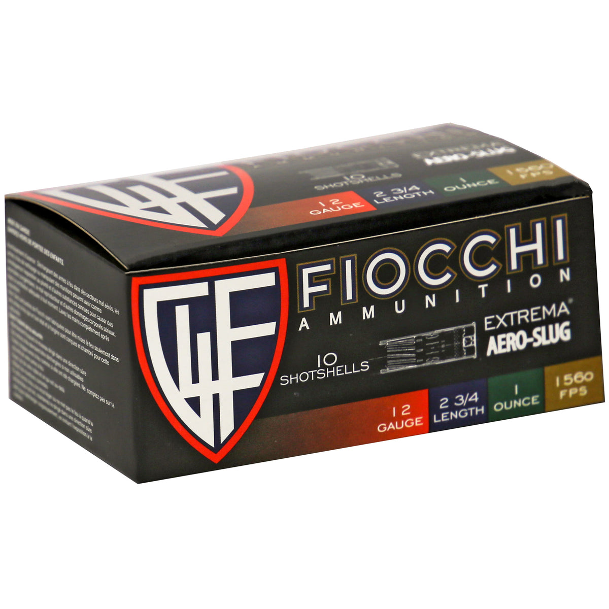 FIOCCHI 12GA AERO SLUG HV 10RD