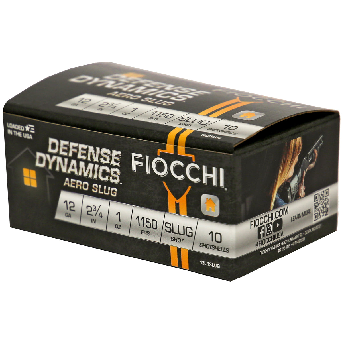 FIOCCHI 12GA AERO SLUG LW REC 10RD
