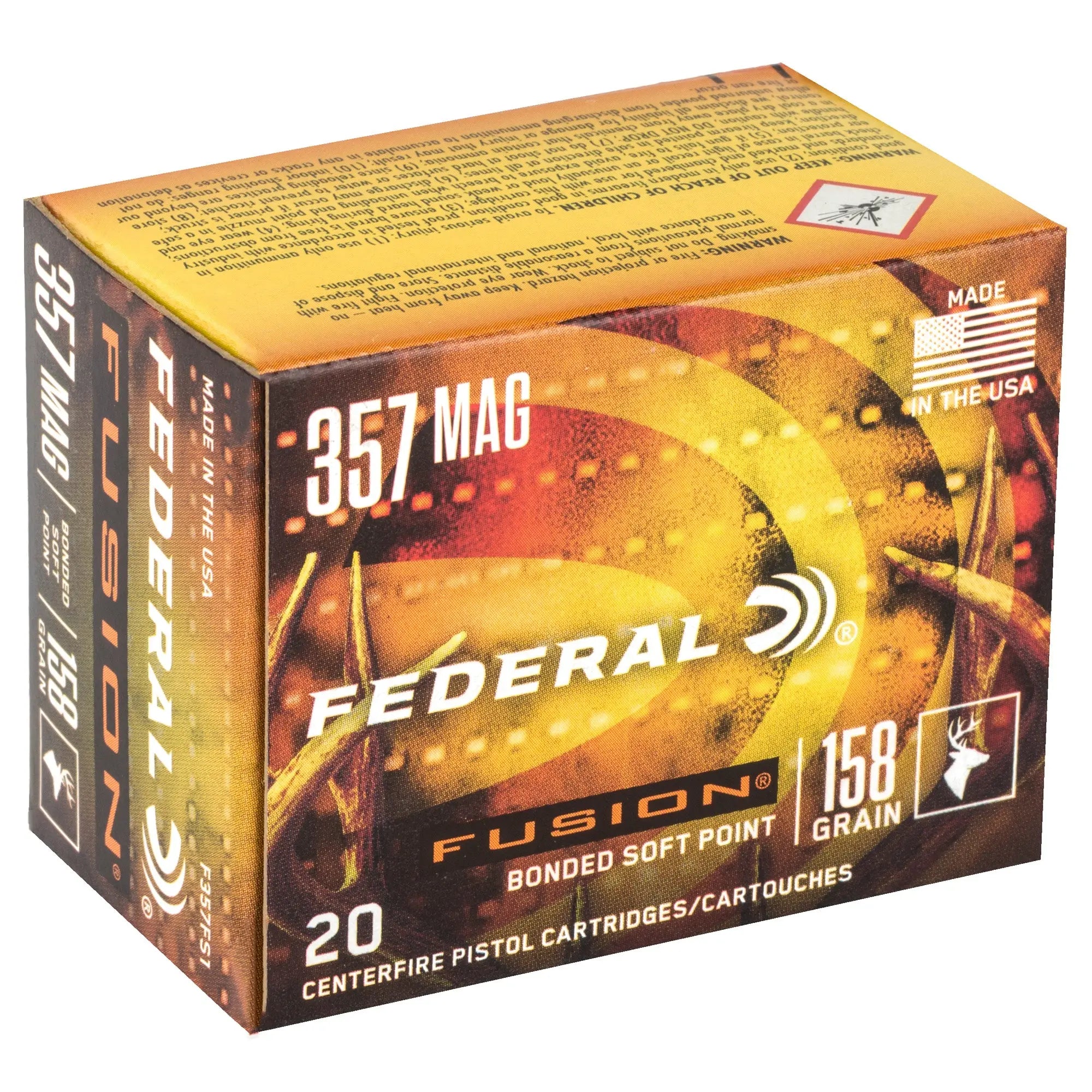FUSION 357MAG 158GR 20/200 - American Ordnance