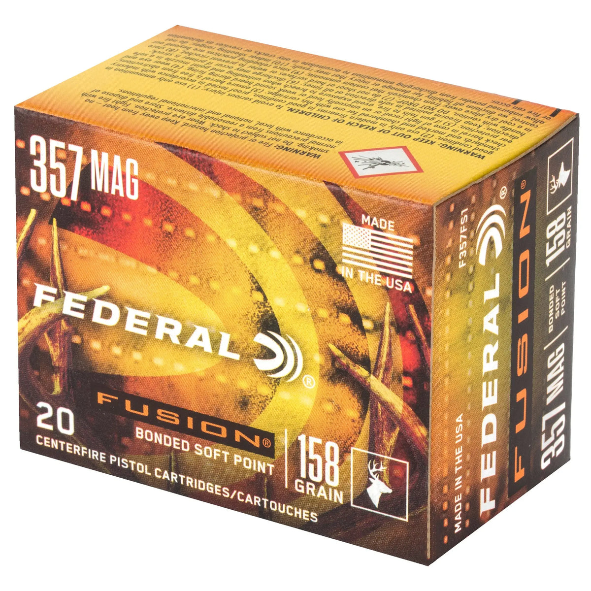 FUSION 357MAG 158GR 20/200 - American Ordnance