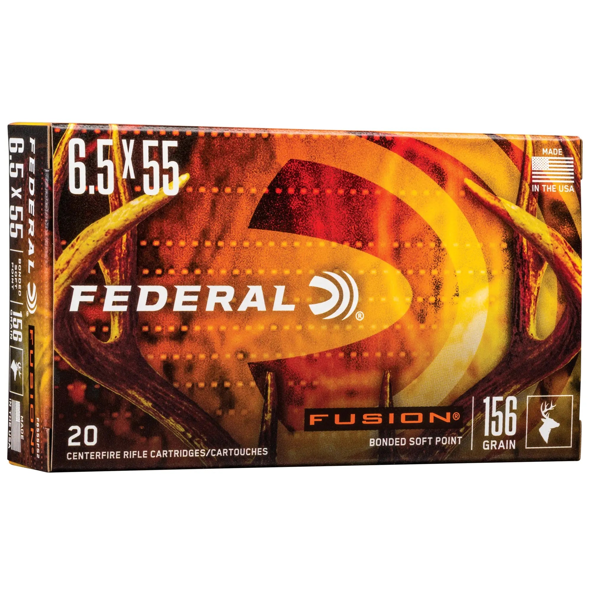 FUSION 6.5X55 SWDSH 156GR SP 20/200 - American Ordnance