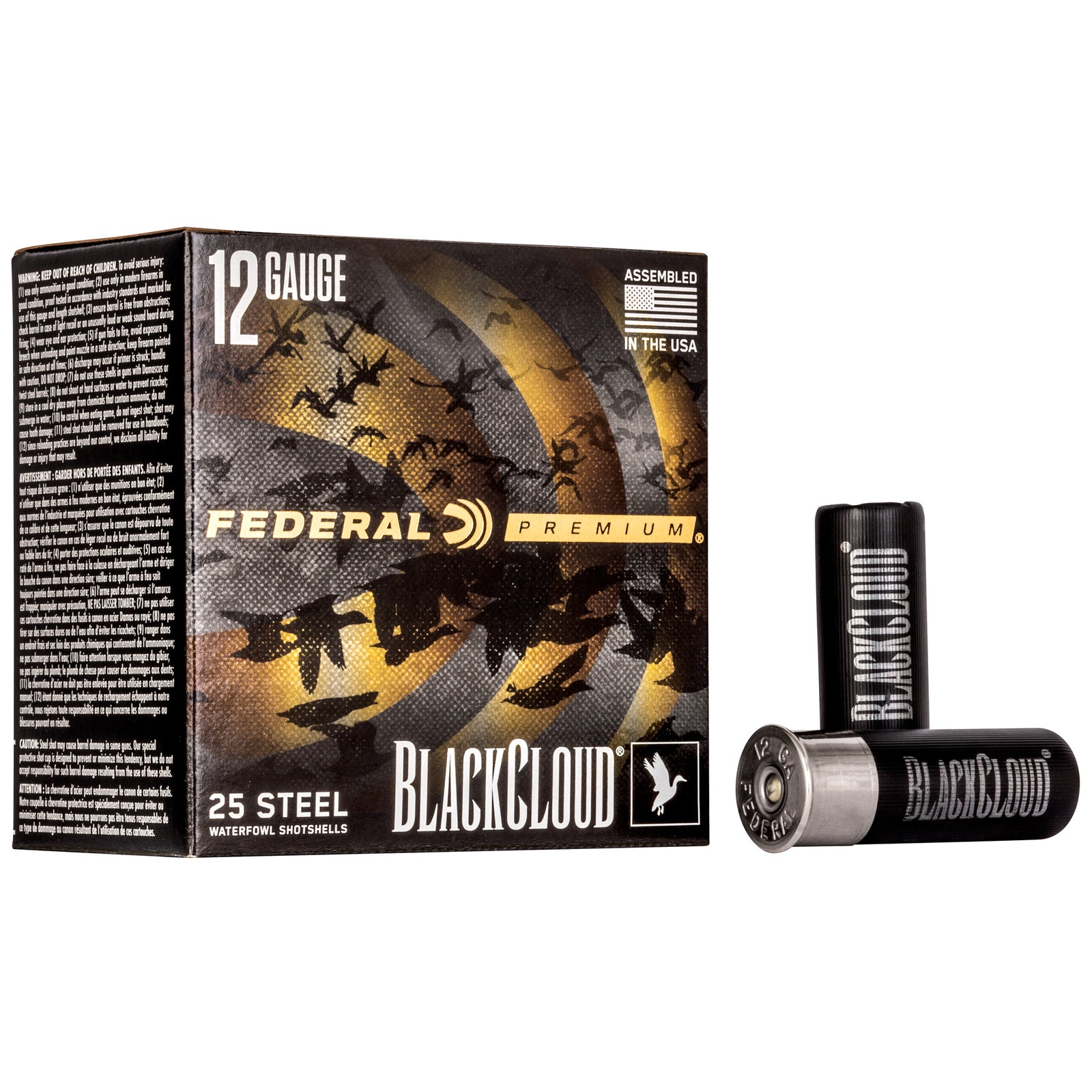 FED BLK CLOUD 12GA 2.75 #4 25/250 - American Ordnance