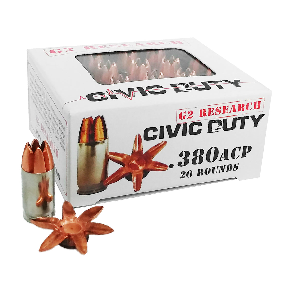G2 RESEARCH CIVIC DUTY 380ACP 64GR 20RD