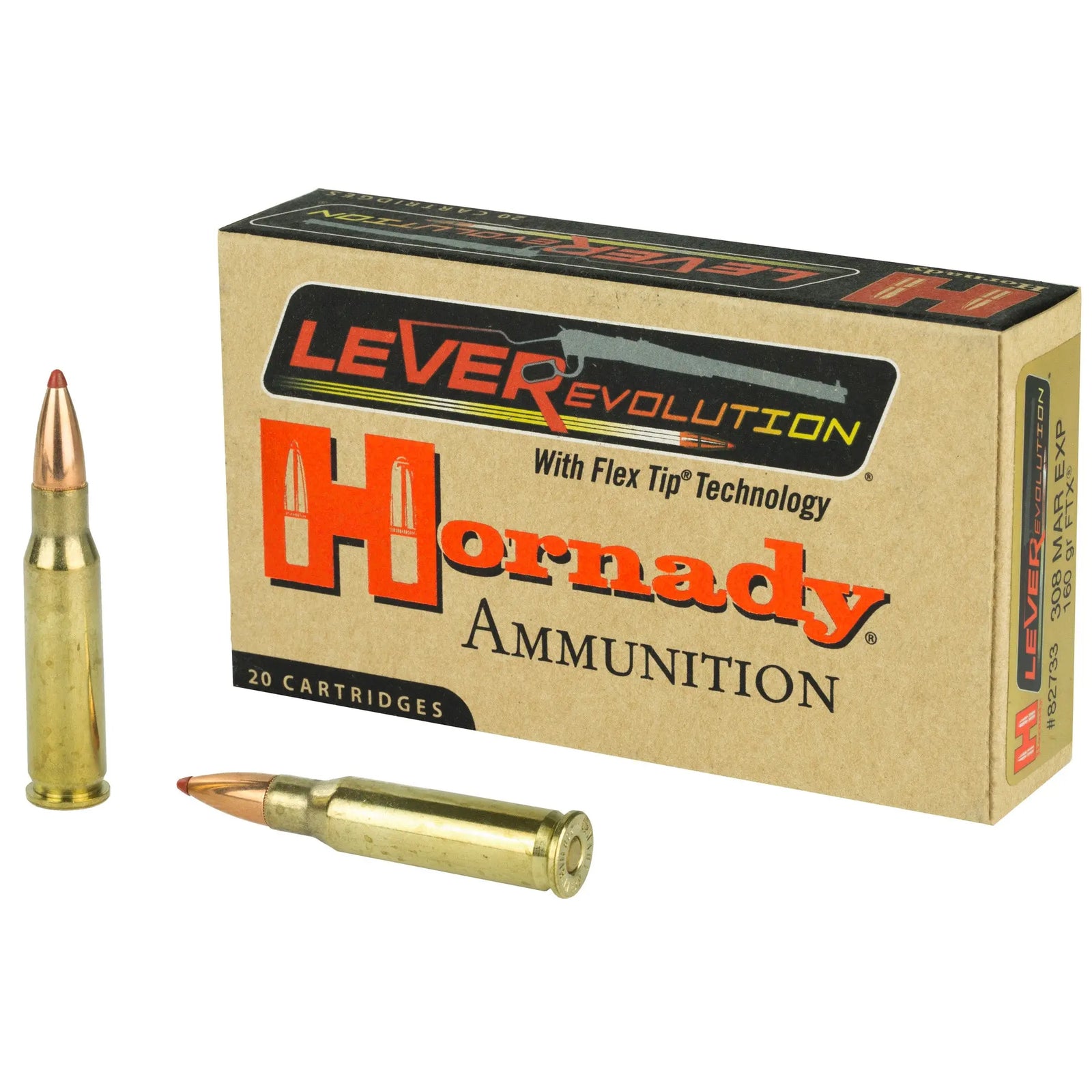 HRNDY LVREVO 308MRLN EXPS 160GR 20RD - American Ordnance