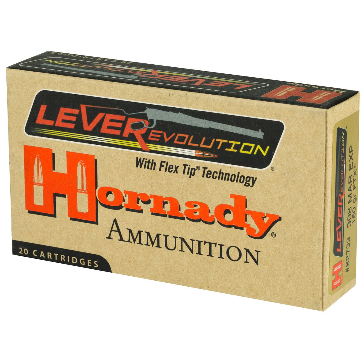 HRNDY LVREVO 308MRLN EXPS 160GR 20RD - American Ordnance