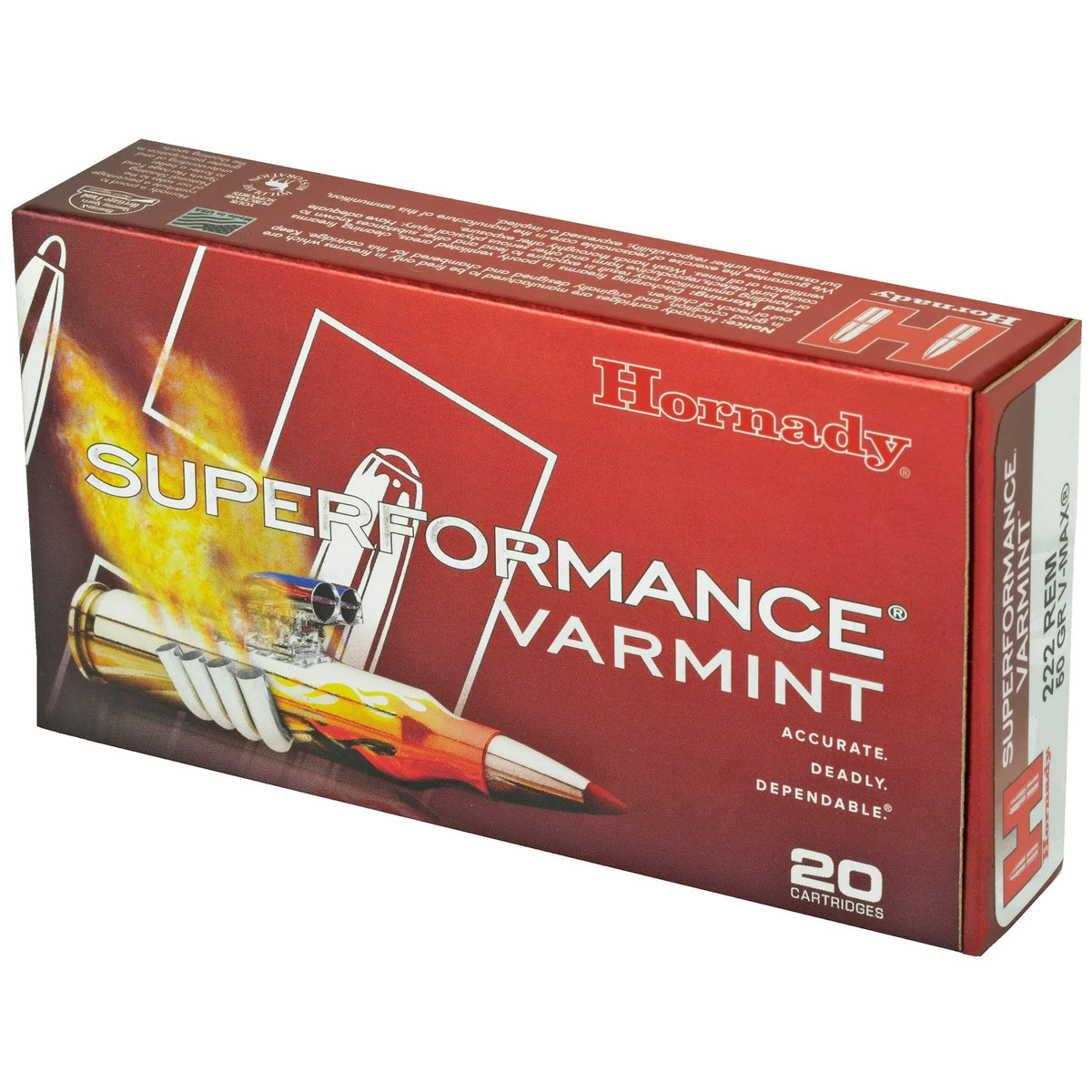 HRNDY SF 222REM 50GR V-MAX 20/200 - American Ordnance