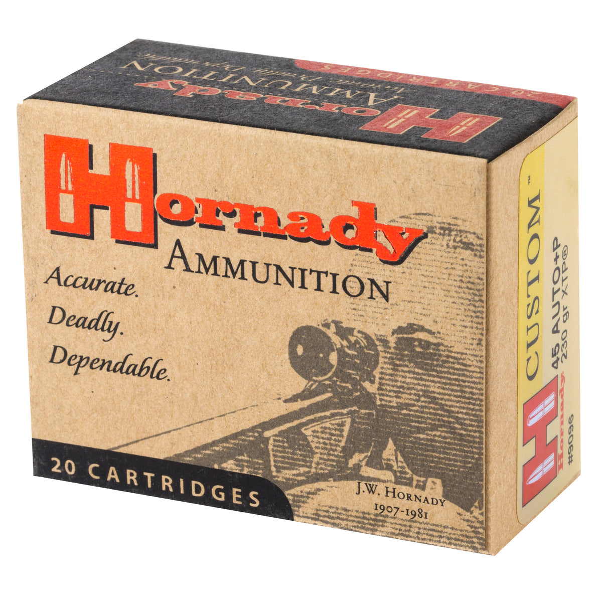 HORNADY 45ACP+P 230GR JHP/XTP 20RD