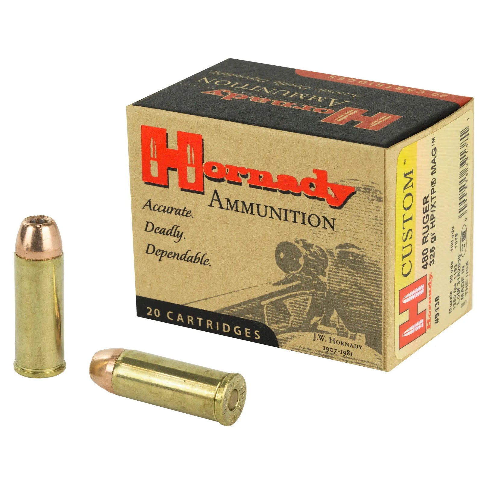 HRNDY 480 RUGER 325GR XTP 20/200 - American Ordnance