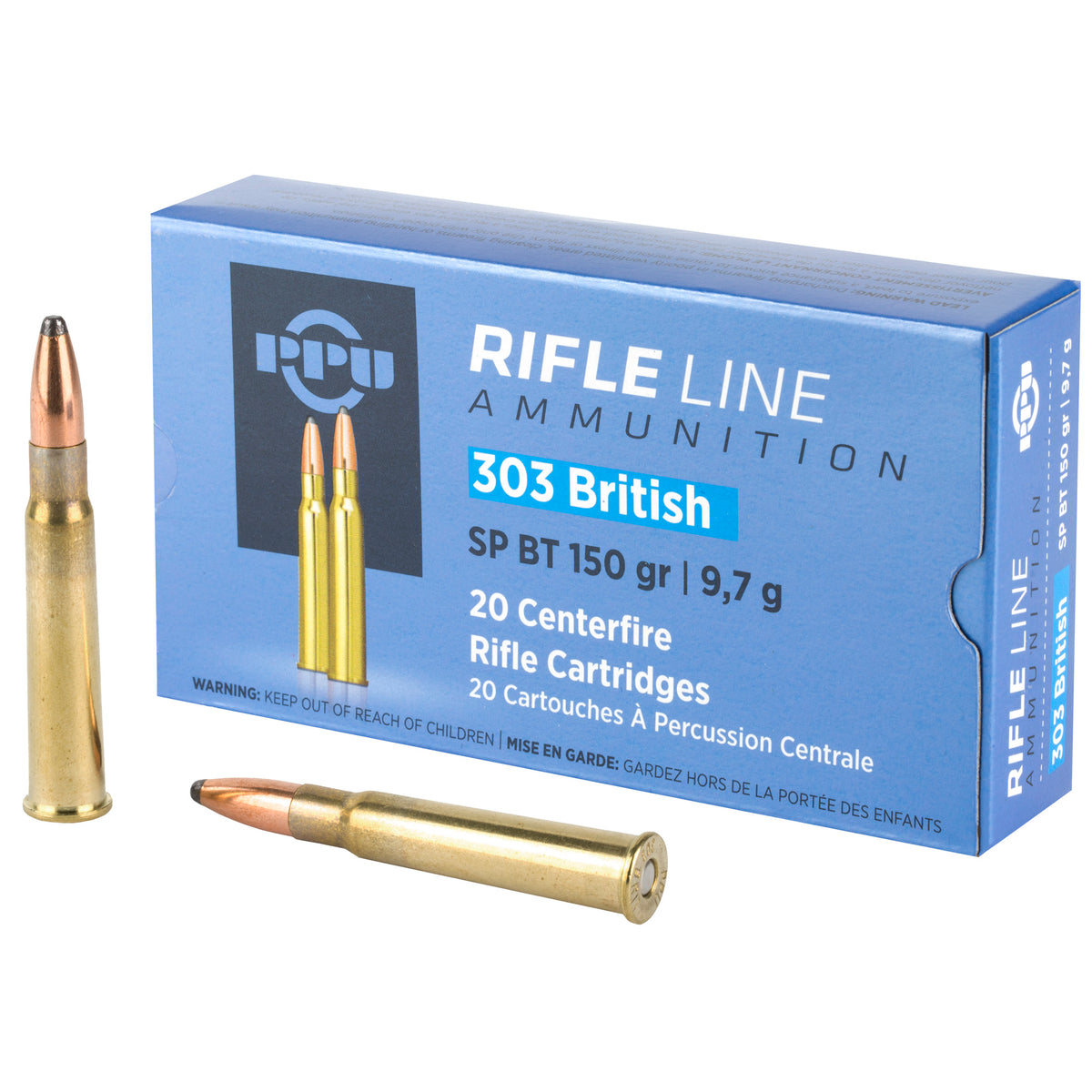 PPU 303 BRITISH SP 150GR 20/200 - American Ordnance
