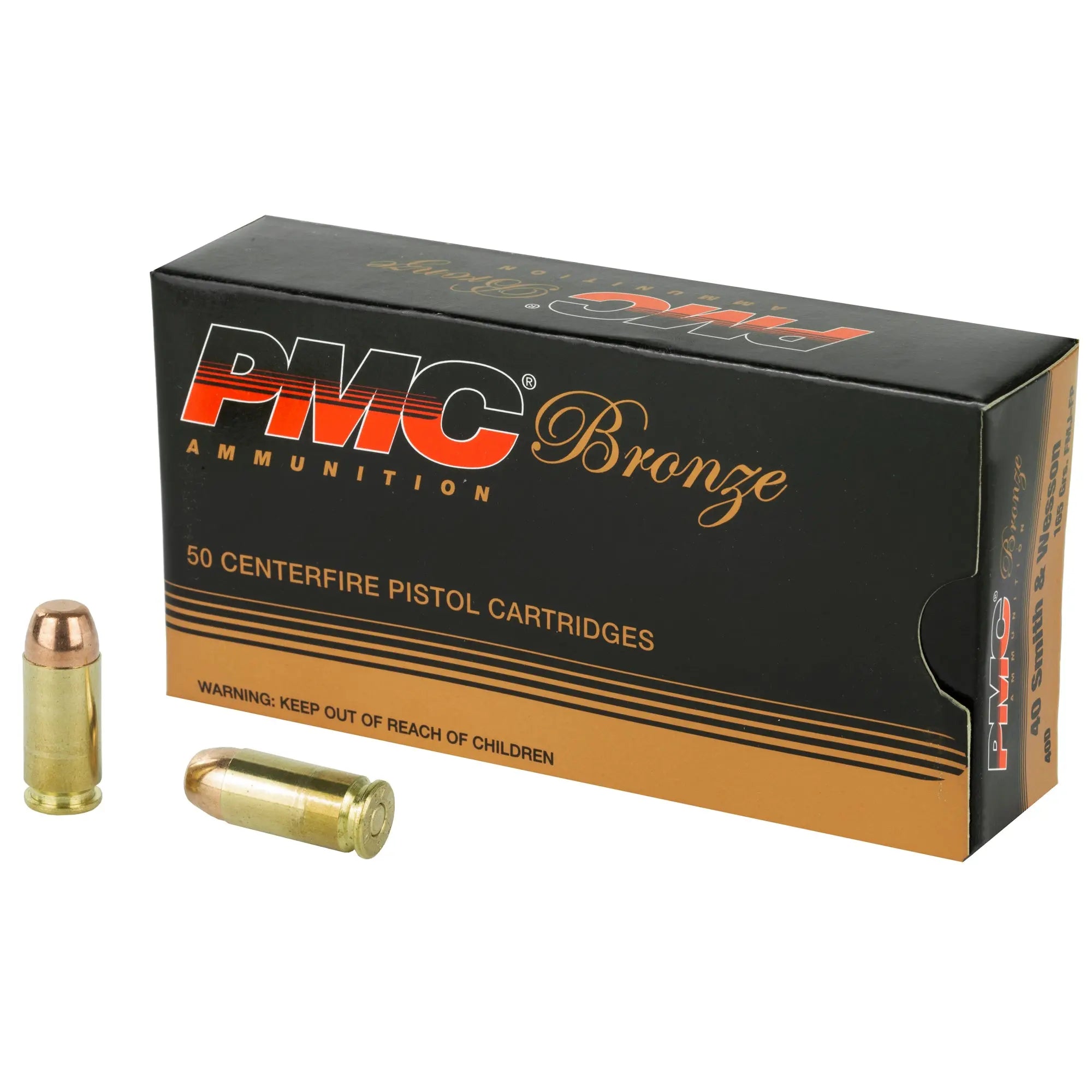 PMC BRNZ 40SW 165GR FMJ 50/1000 - American Ordnance
