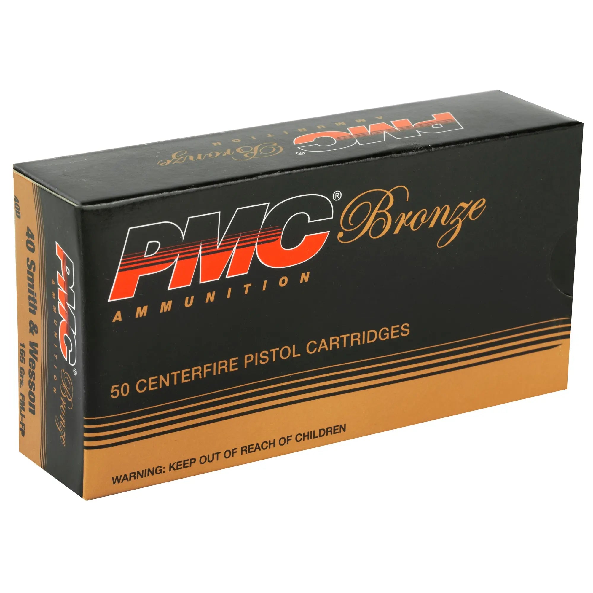 PMC BRNZ 40SW 165GR FMJ 50/1000 - American Ordnance
