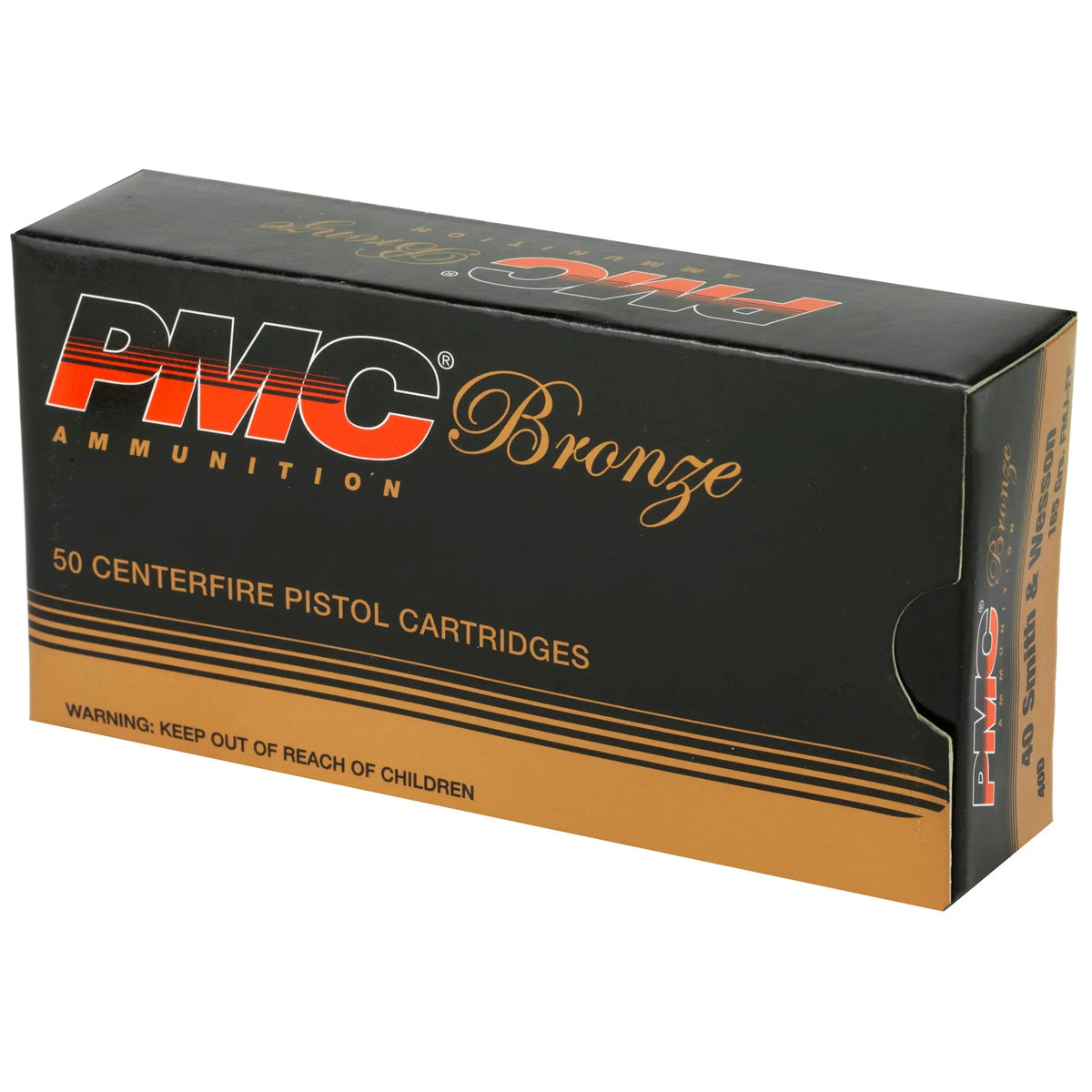 PMC BRNZ 40SW 165GR FMJ 50/1000 - American Ordnance