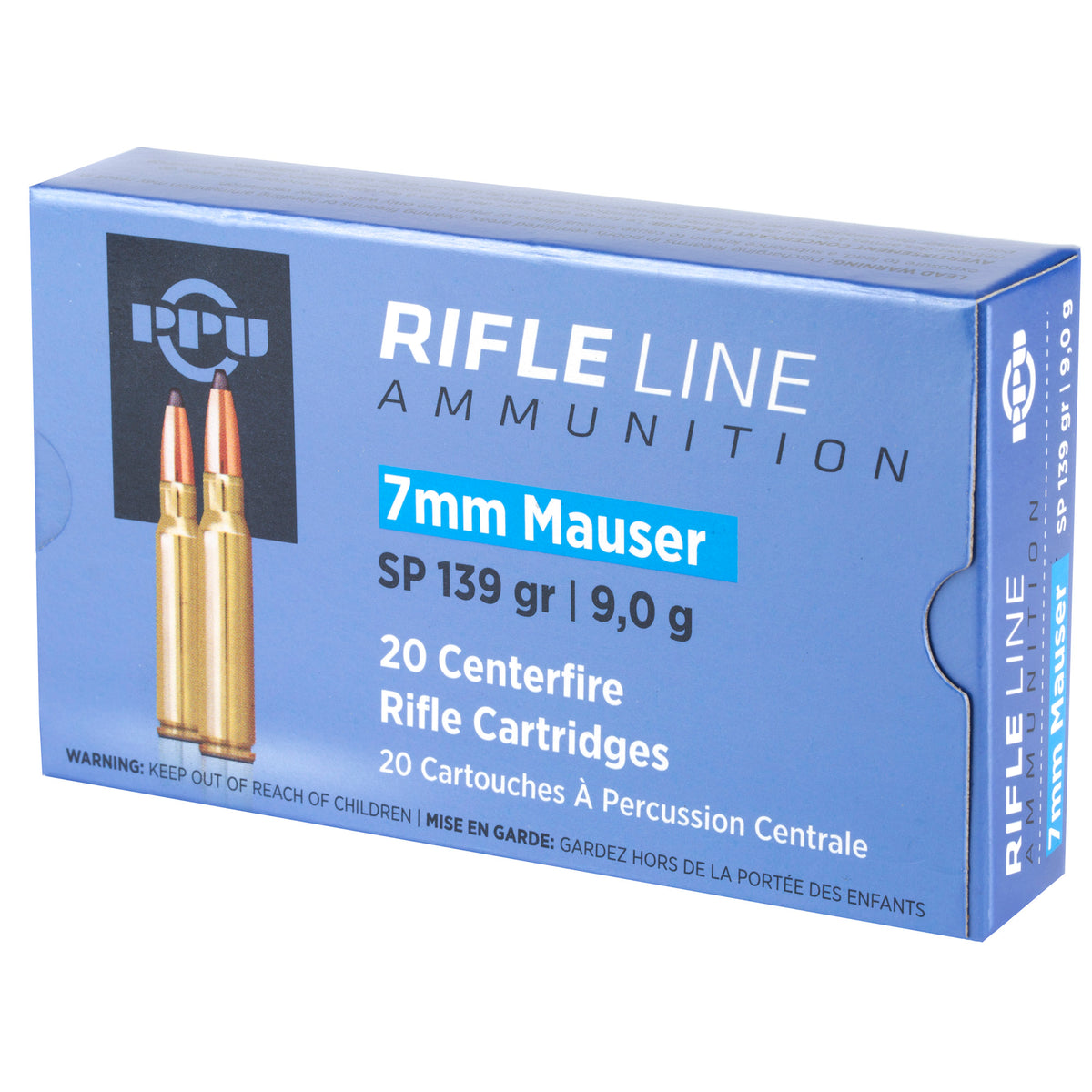 PPU 7MM MAUSER SP 139GR 20/200 - American Ordnance