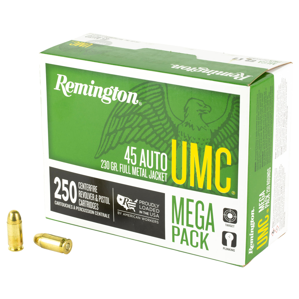 REMINGTON UMC MP 45ACP 230GR FMJ 250RD