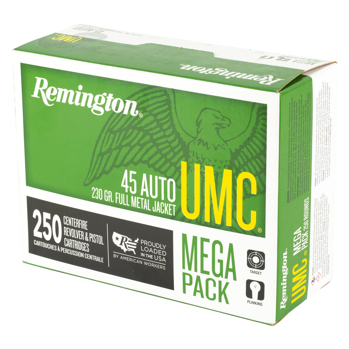 REMINGTON UMC MP 45ACP 230GR FMJ 250RD