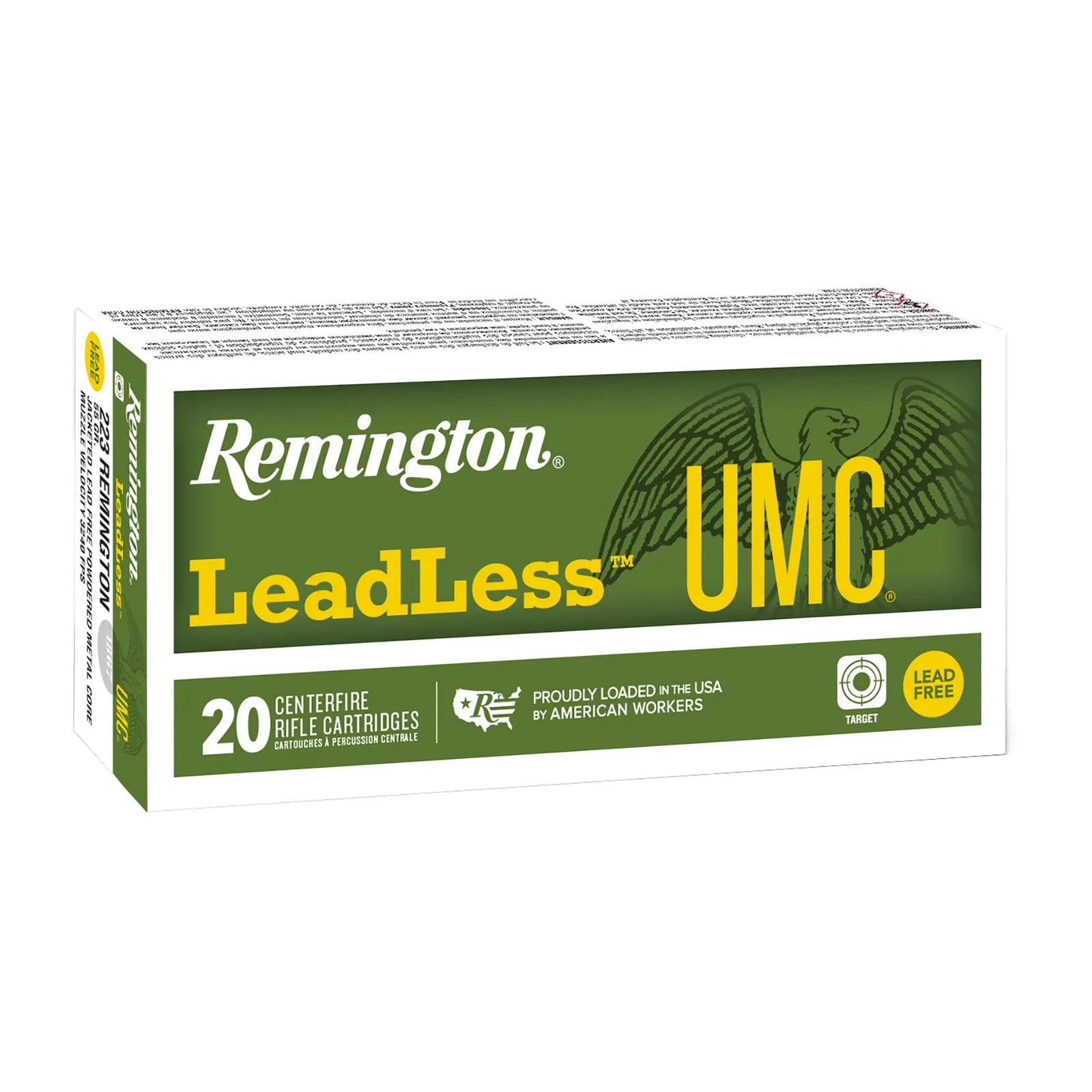 REM UMC 223REM 55GR LEADFREE 20/200 - American Ordnance