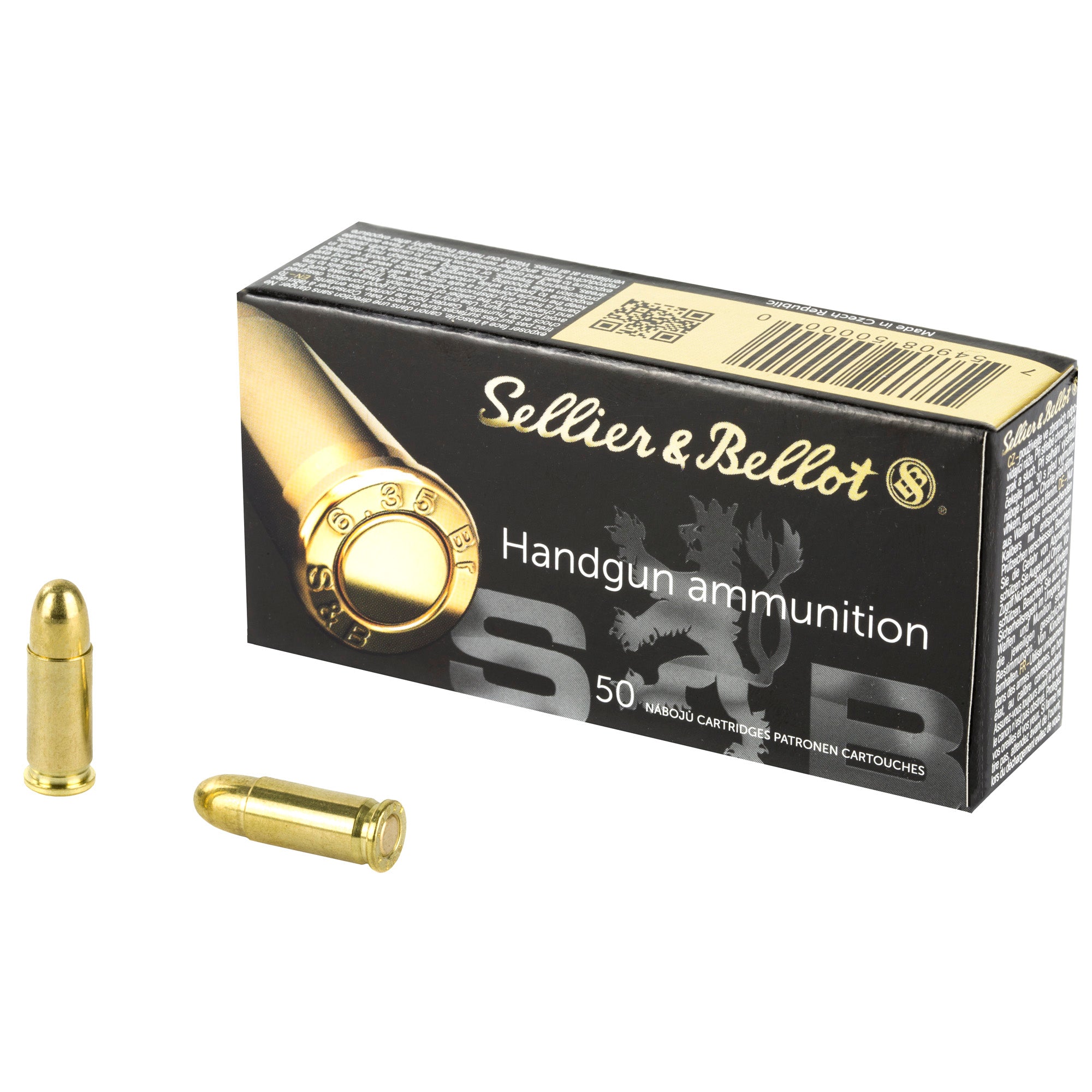 S&B 25ACP 50GR FMJ 50/2000 - American Ordnance