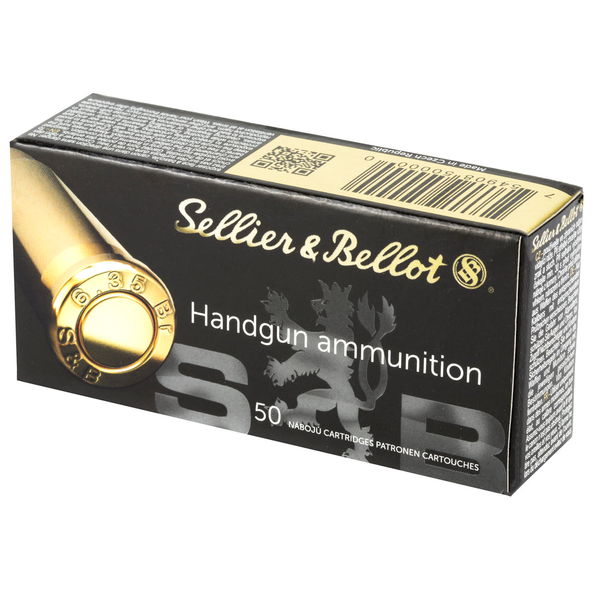S&amp;B 25ACP 50GR FMJ 50/2000 - American Ordnance
