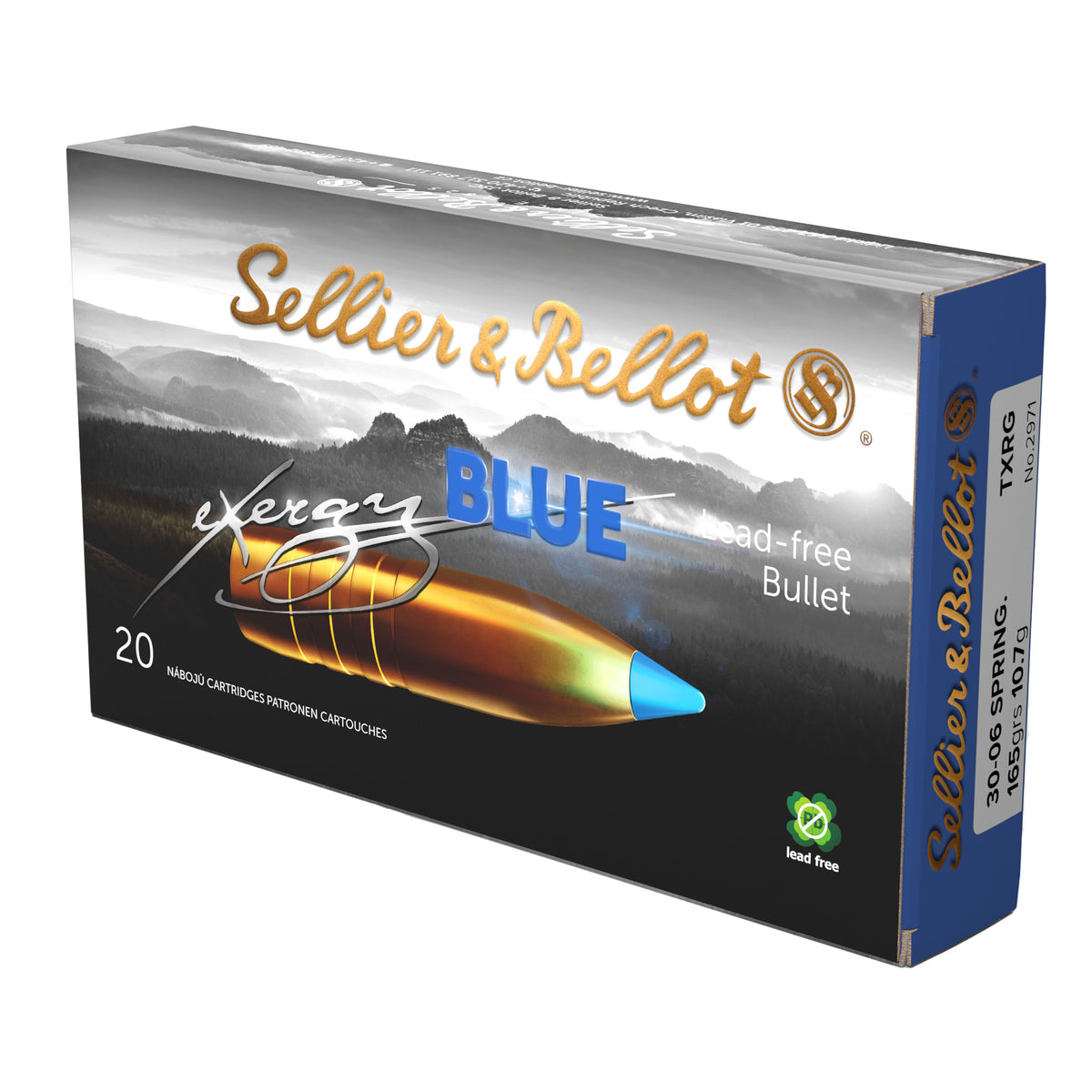 S&amp;B EXERGY BLU 3006 165GR SF 20/240 - American Ordnance