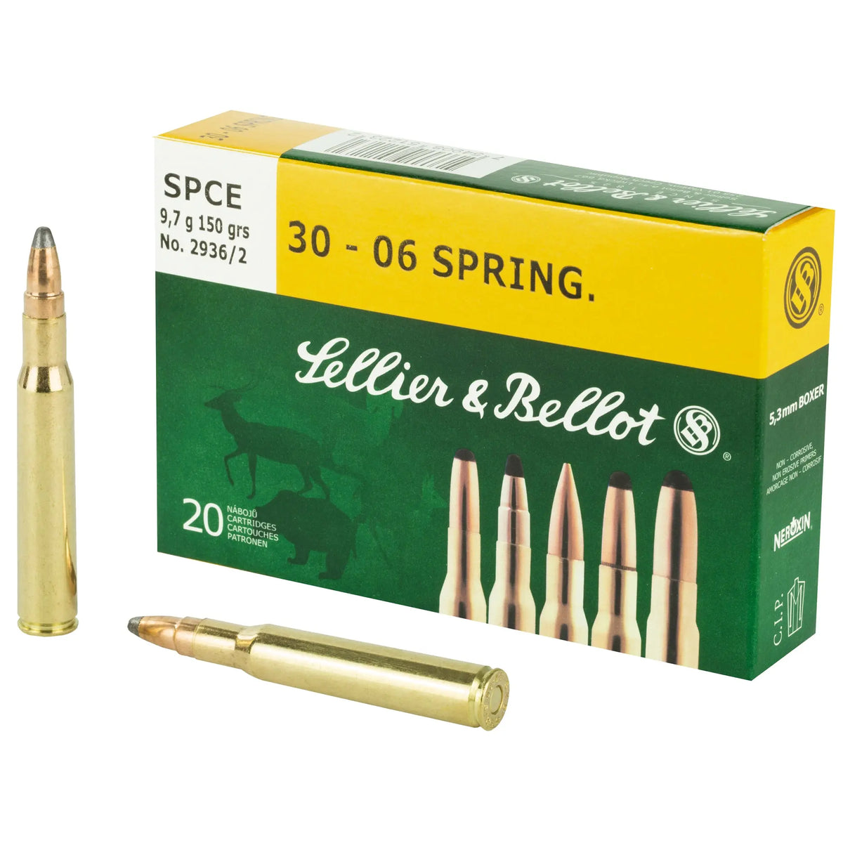 S&amp;B 30-06 150GR SPCE 20/400 - American Ordnance