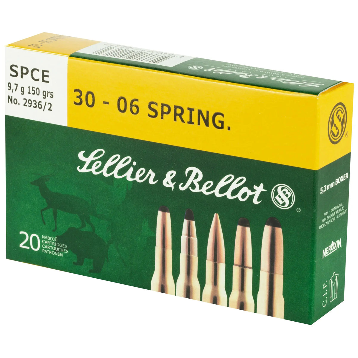 S&amp;B 30-06 150GR SPCE 20/400 - American Ordnance