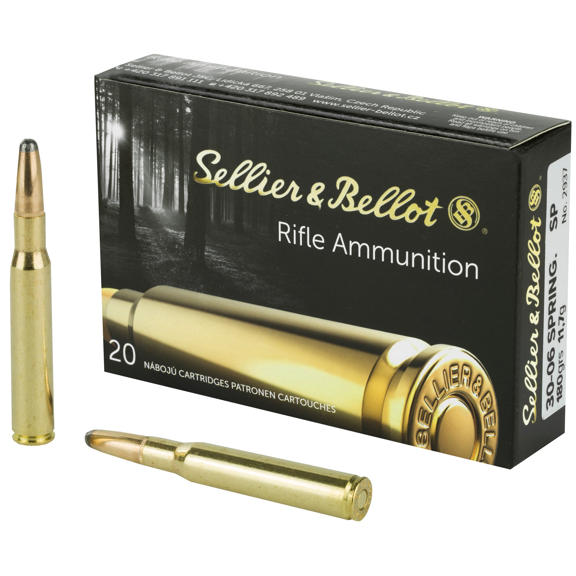 S&B 30-06 180GR SP 20/400 - American Ordnance