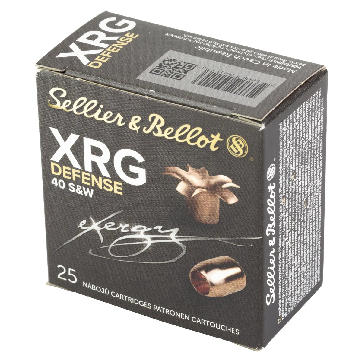 S&amp;B 40 S&amp;W 130GR XRG 25/1000 - American Ordnance