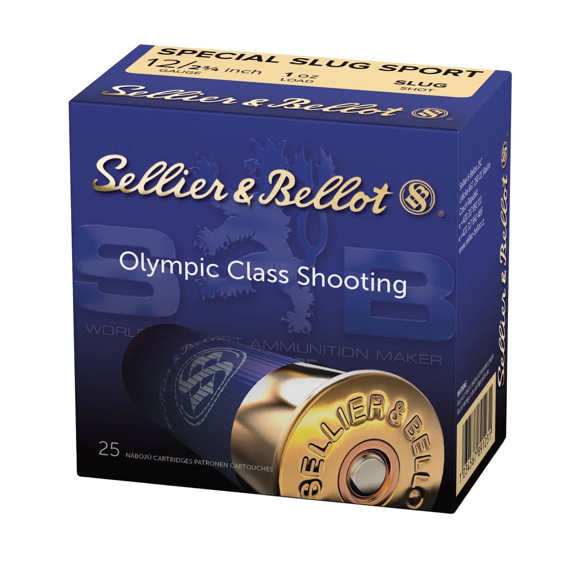 S&B 12GA 2.75 1 OZ SLUG 25/250 - American Ordnance