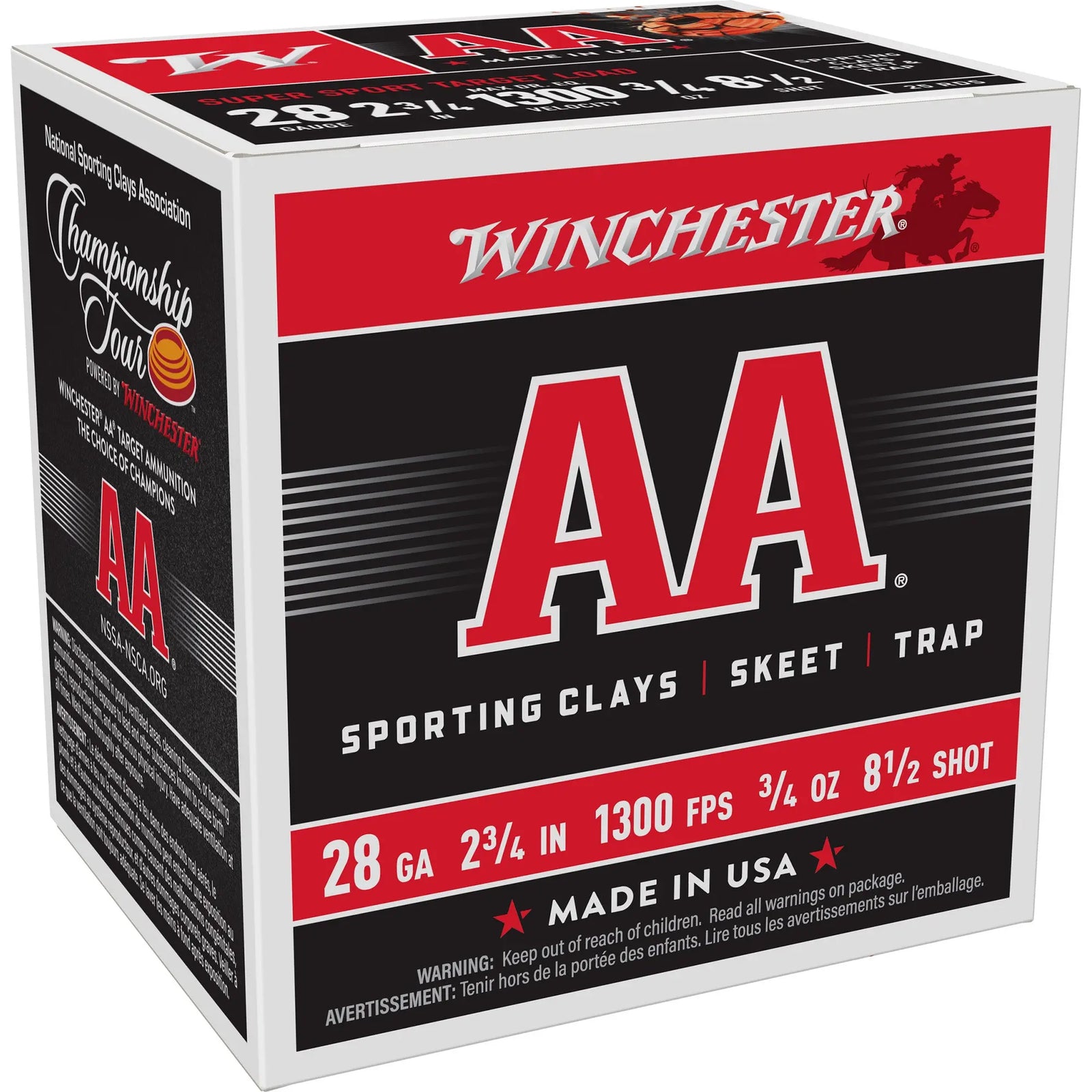 WIN AA SPR SPT 28GA 2-3/4" #8 25/250 - American Ordnance